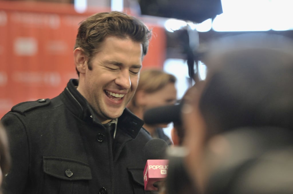 When He Burst Out Laughing on the Red Carpet