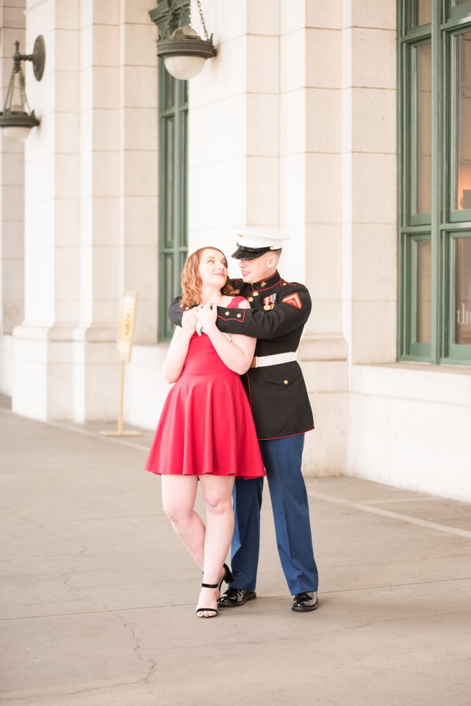Military Couple Engagement Session in Washington DC