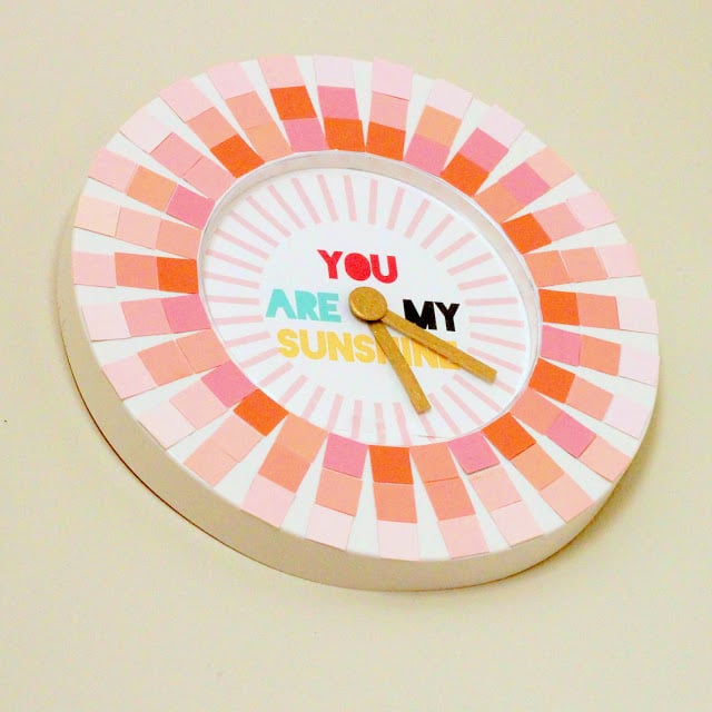 Paint Chip Clock