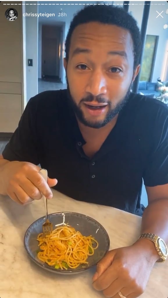 Chrissy Teigen's Spicy Miso Carbonara Pasta