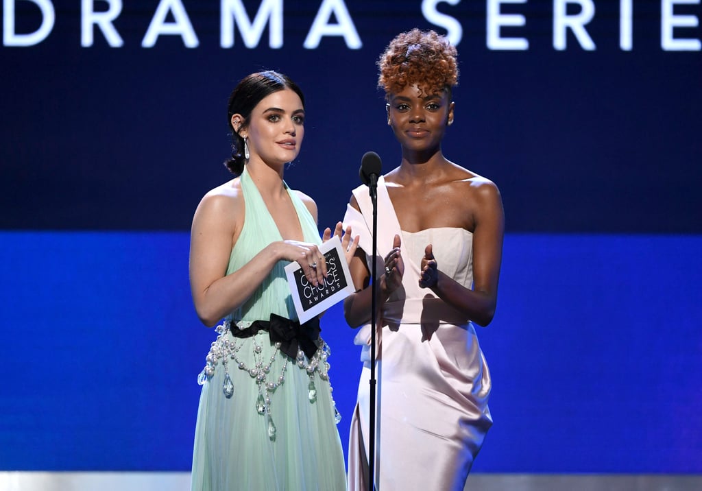 Lucy Hale and Ashleigh Murray at the Critics' Choice 2020