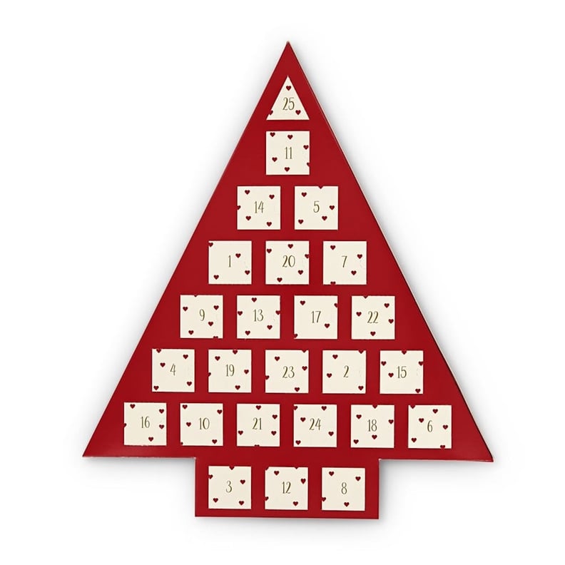 The Jewelry-Filled Calendar Is Shaped Like a Christmas Tree