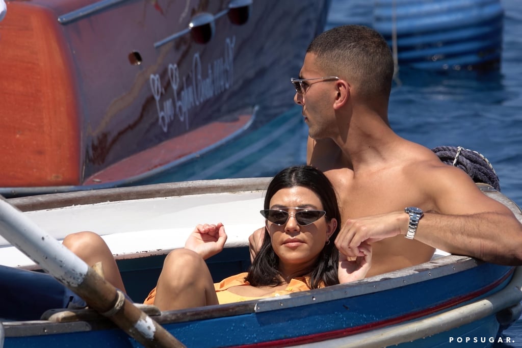 Kourtney Kardashian and Younes Bendjima in Italy June 2018