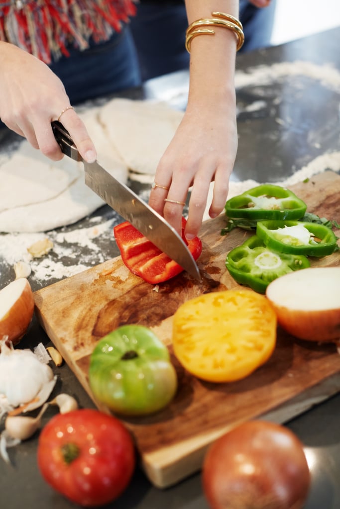 Cut vegetables uniformly.