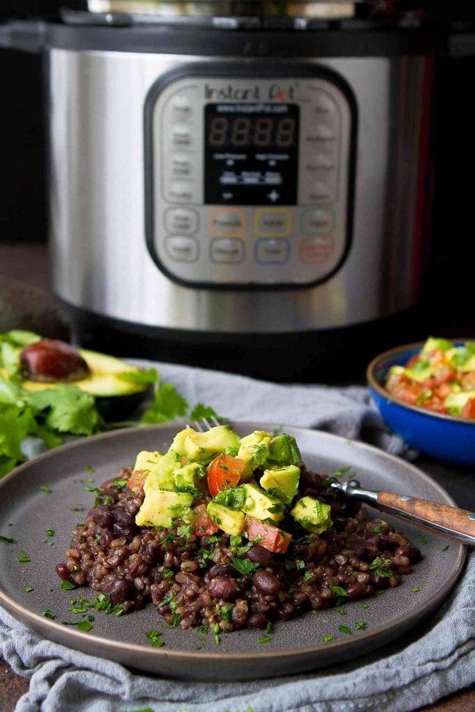 Black Beans and Rice With Fresh Avocado Salsa