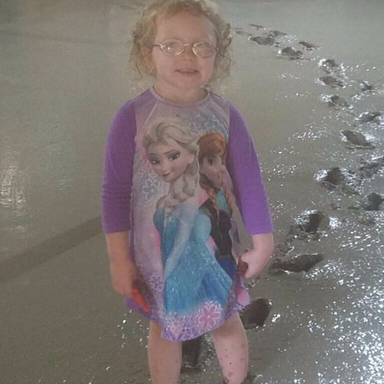 Little Girl Who Got Stuck in Cement Floor