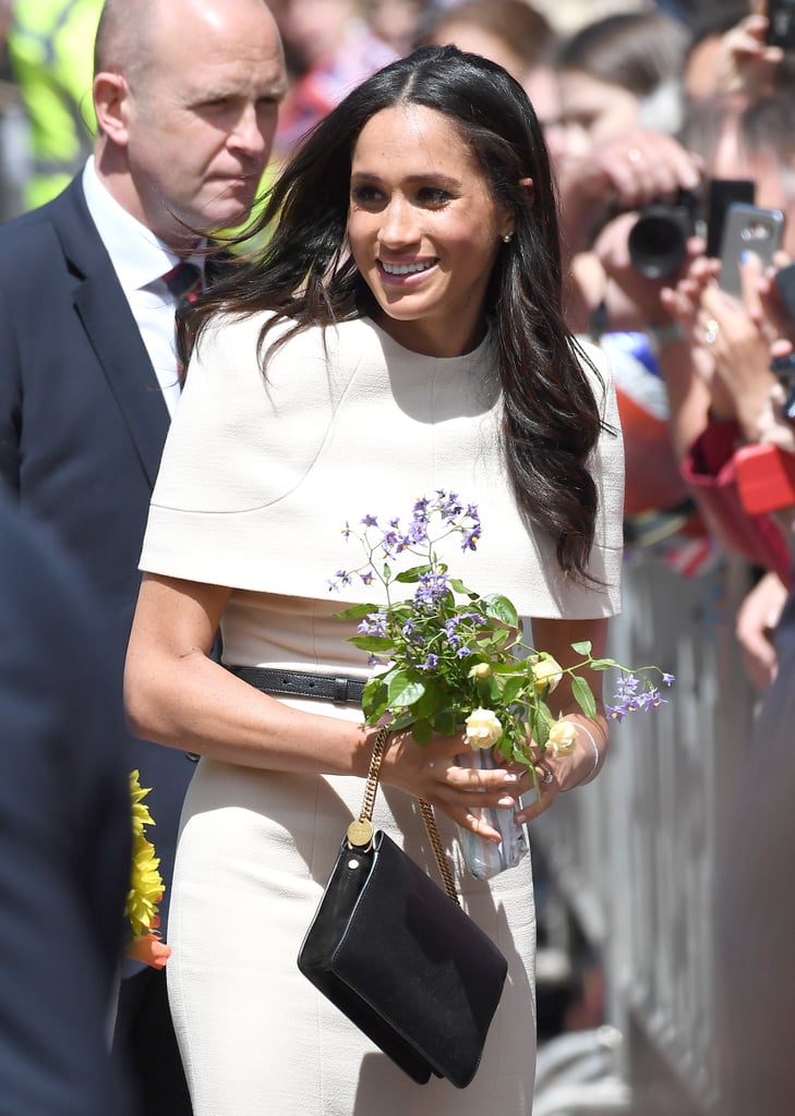 Meghan Holding Her Flowers 2018