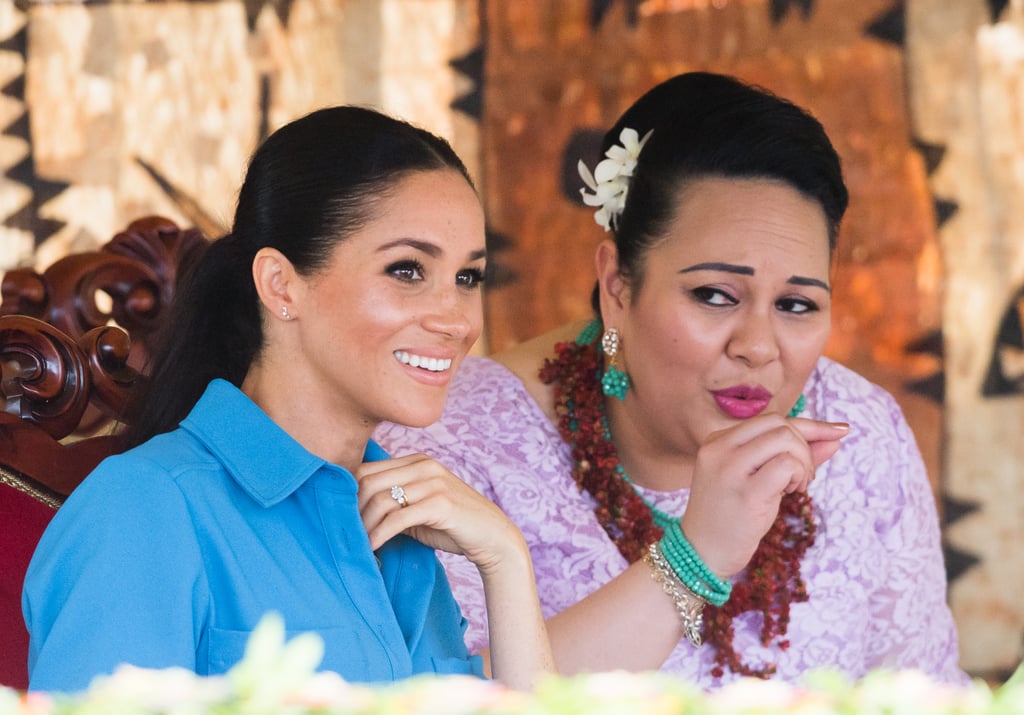 Meghan Markle Laughing at Mosquito Song in Tonga Video