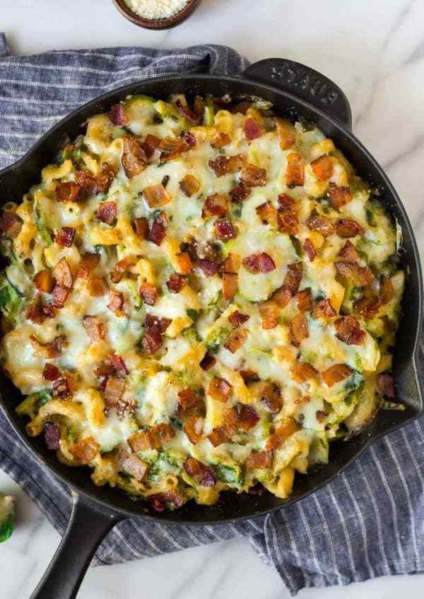 Brussels Sprouts Mac and Cheese