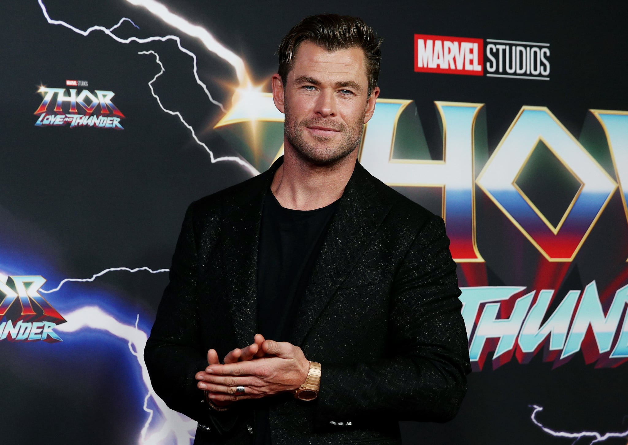 SYDNEY, AUSTRALIA - JUNE 27: Chris Hemsworth attends the Sydney premiere of Thor: Love And Thunder at Hoyts Entertainment Quarter on June 27, 2022 in Sydney, Australia. (Photo by Don Arnold/WireImage)