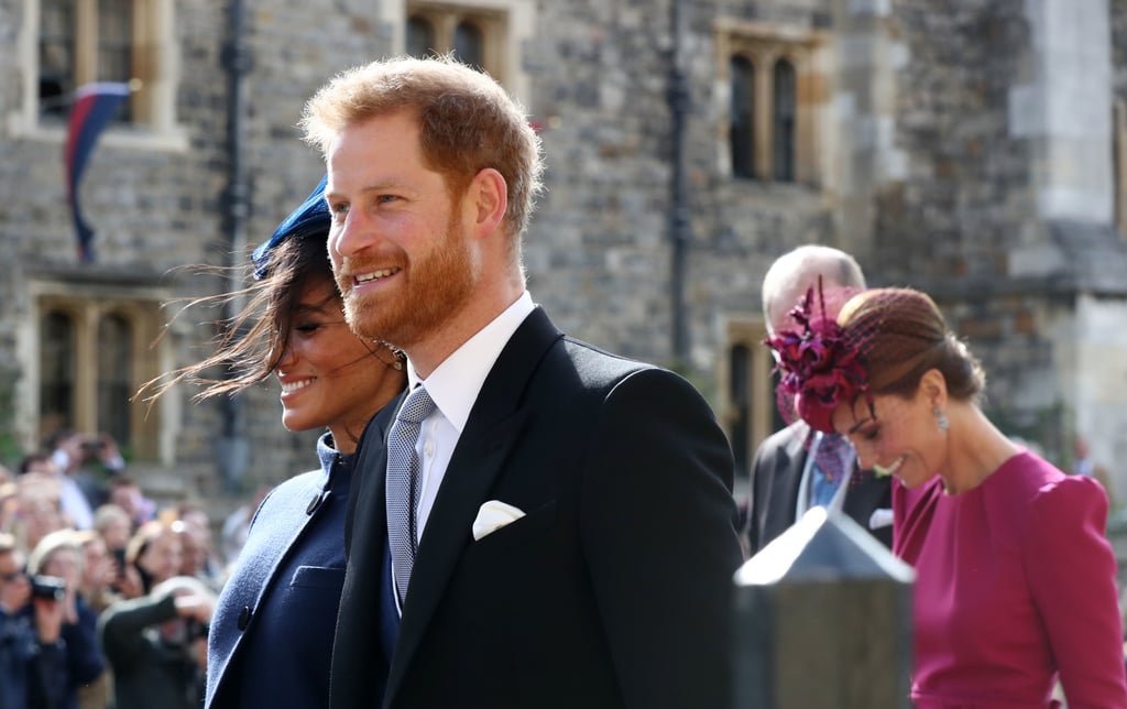 Meghan, Harry, Kate, and William at Eugenie's Wedding