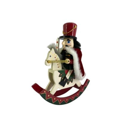 10" Nutcracker Rocking Horse by Ashland
