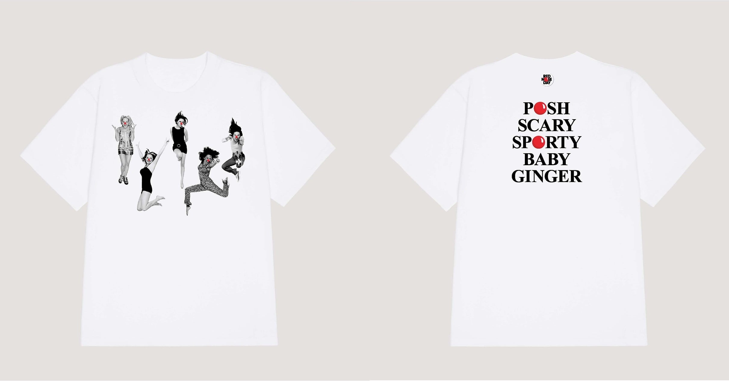 Victoria Beckham Spice Girls T-Shirt For Red Nose Day | PS Fashion
