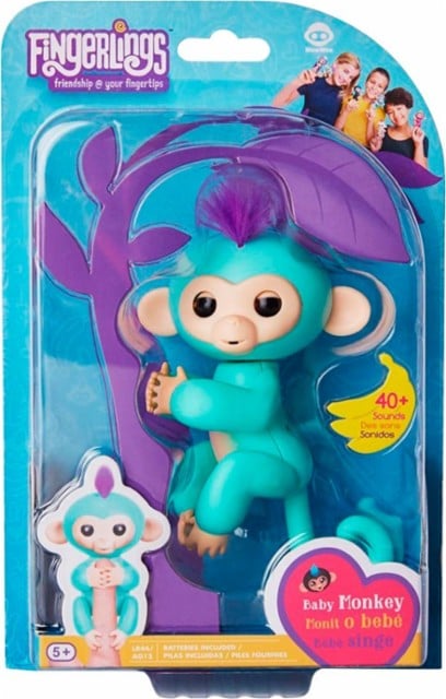 WowWee Fingerlings Baby Monkey Zoe