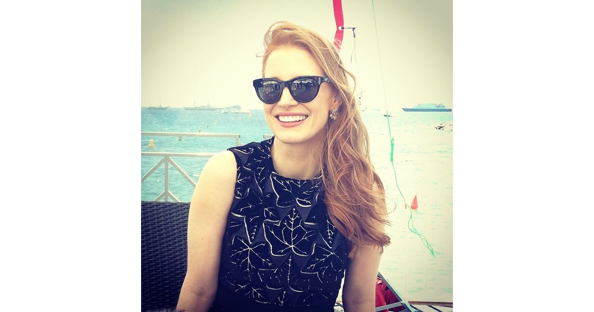 Jessica Chastain Looked Cannes Ready By The Beach See Who Got Candid At The Cannes Film Festival Popsugar Celebrity Photo 20