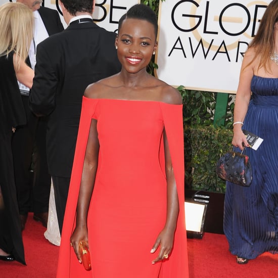 Lupita Nyong'o at the Golden Globes 2014
