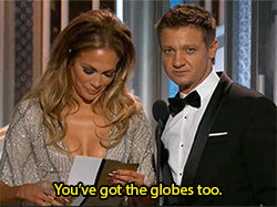Jeremy Renner's Jennifer Lopez Joke at the Golden Globes