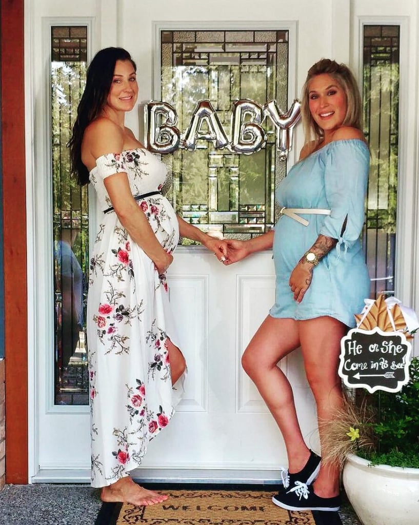 These besties were both expecting little boys!