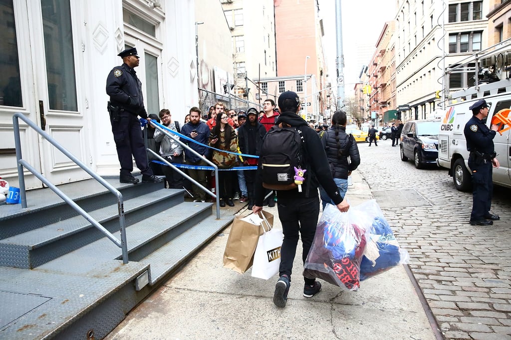 Shoppers Emerged With Stuffed Bags