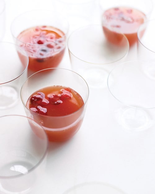 Apple Cider, Cranberry, and Ginger Punch
