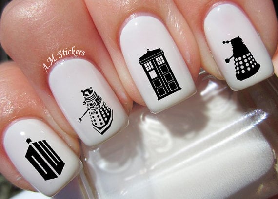 AMnails 46 Doctor Who Nail Decals
