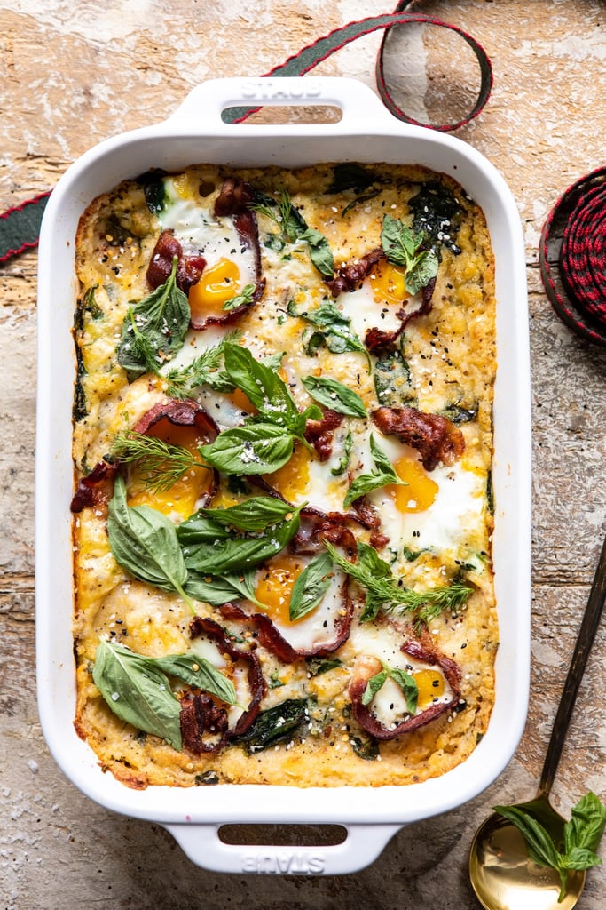 Everything Cheesy Potato and Egg Breakfast Casserole