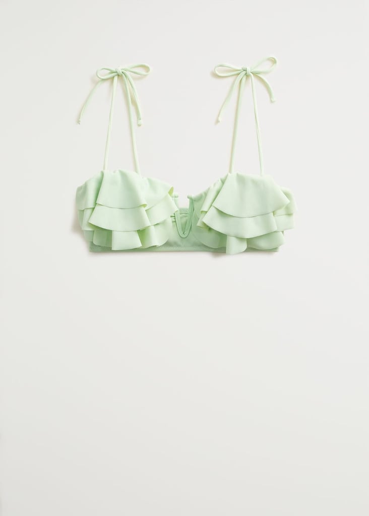 Mango Ruffles Bikini Top