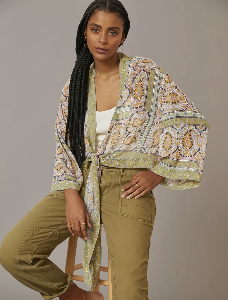 Tie-Front Kimono