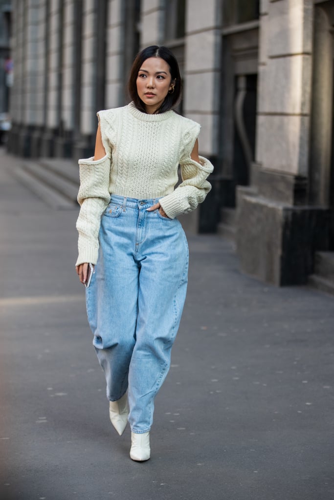 Jeans and Ankle Boots Outfit Idea: Boyfriend Jeans