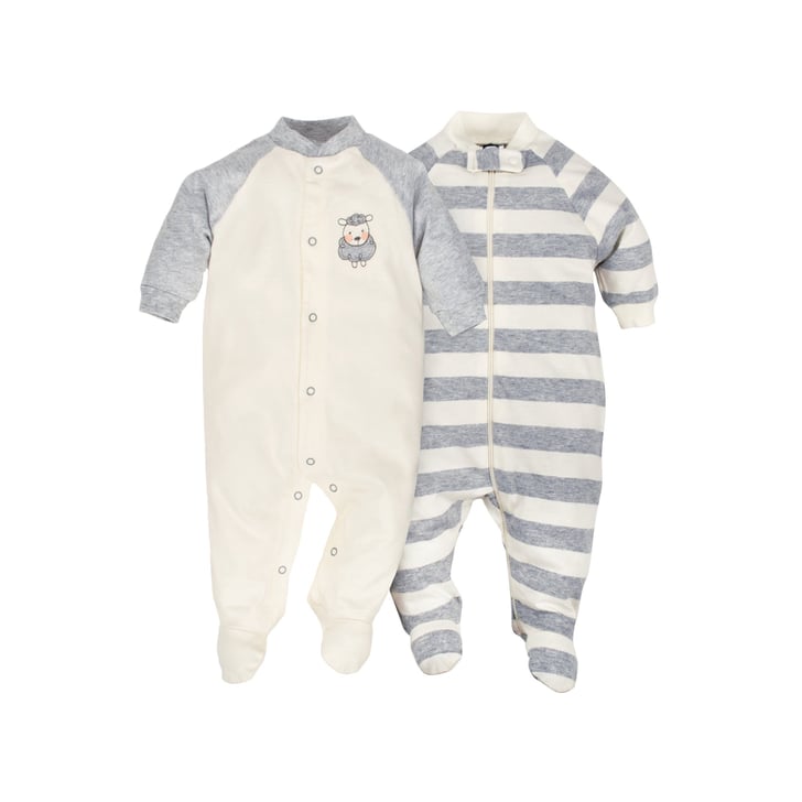 Newborn Organic Zip Front Sleep 'N Play Onesies Best Baby Shower
