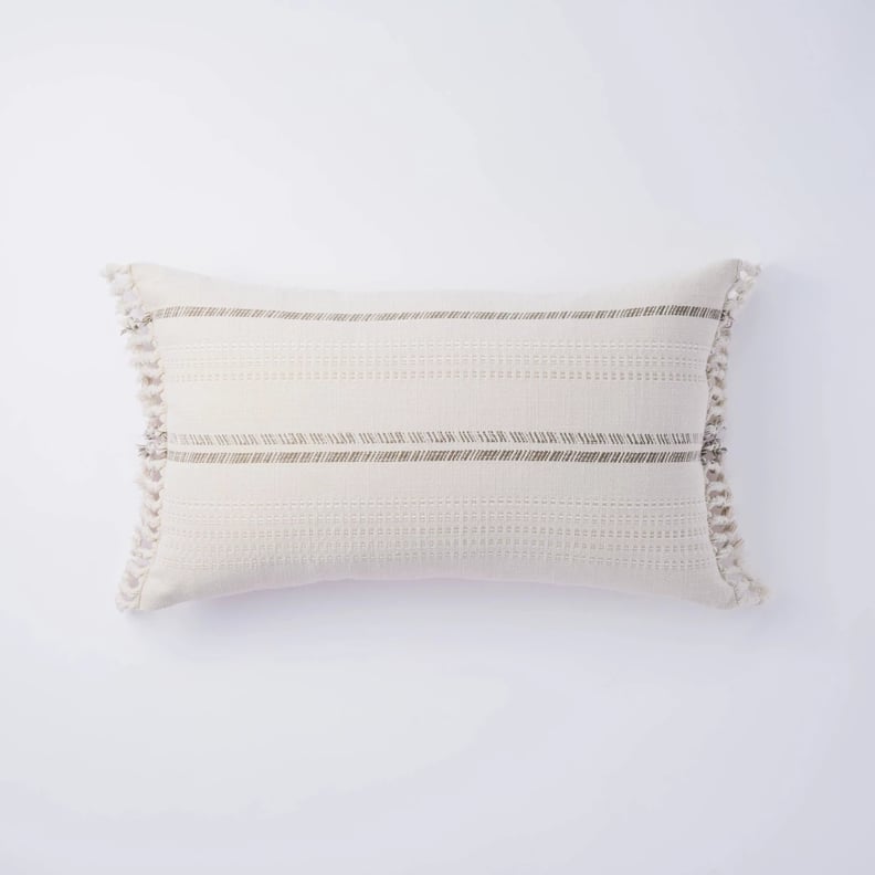 Lumbar Yarn Dye Stripe Pillow