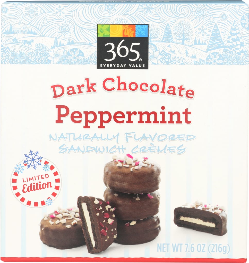 365 Everyday Value Dark Chocolate Peppermint Sandwich Cookie