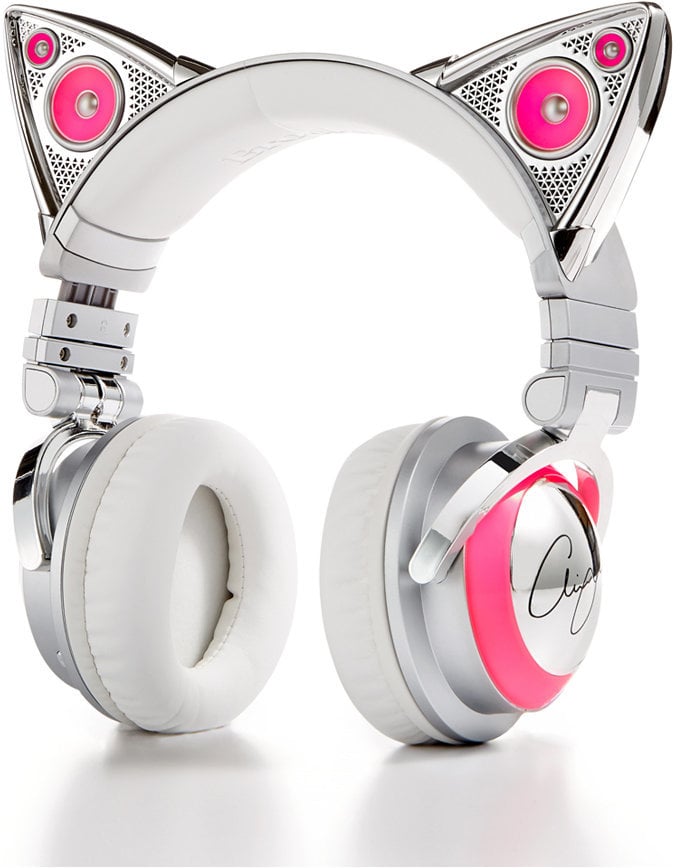 Brookstone Bluetooth Ariana Grande Cat Headphones