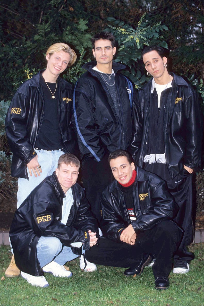 Start with these "BSB" leather jackets.