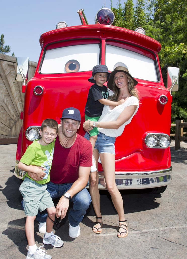 Gisele Bündchen and Tom Brady were picture-perfect with their boys, Jack and Benjamin, at Disneyland in July 2013.