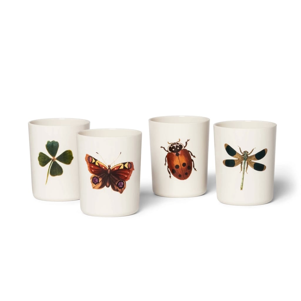 John Derian Insect-Print Melamine Tumbler Set