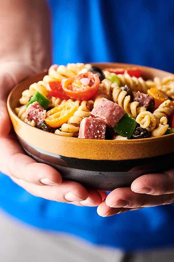 Healthy School Lunch Ideas: Easy Italian Pasta Salad