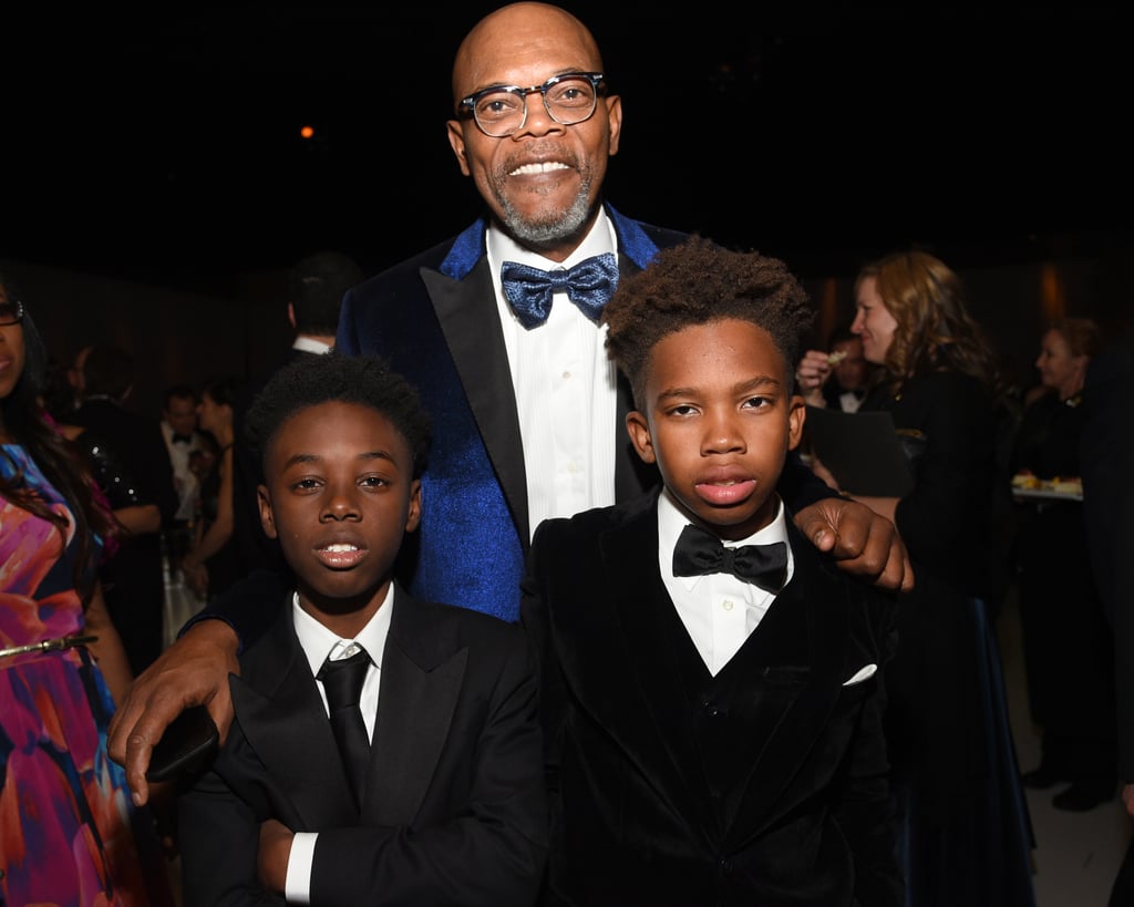 Pictured: Samuel L. Jackson, Alex R. Hibbert, and Jaden Piner