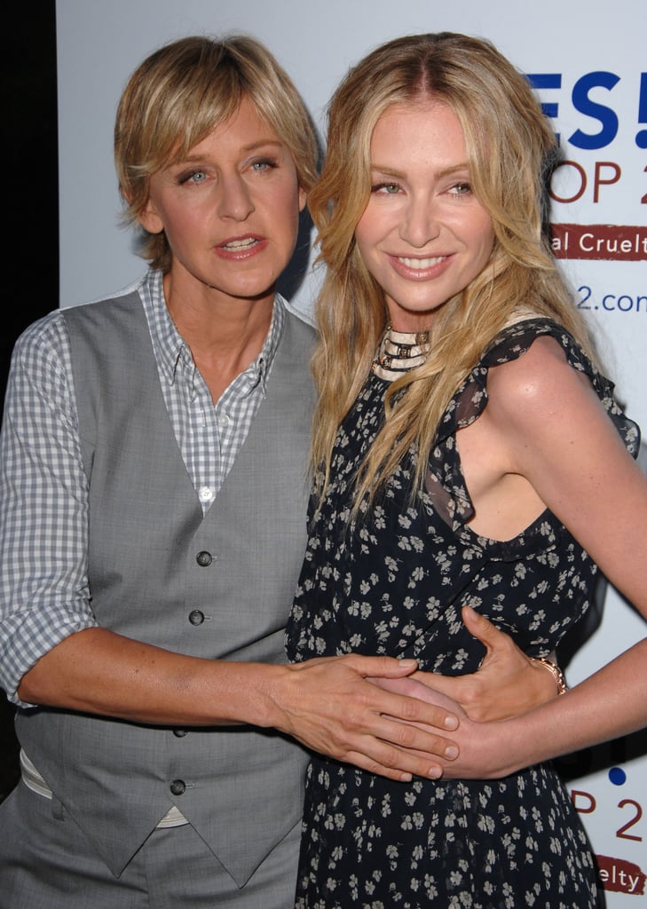 Ellen DeGeneres and Portia de Rossi PDA Pictures