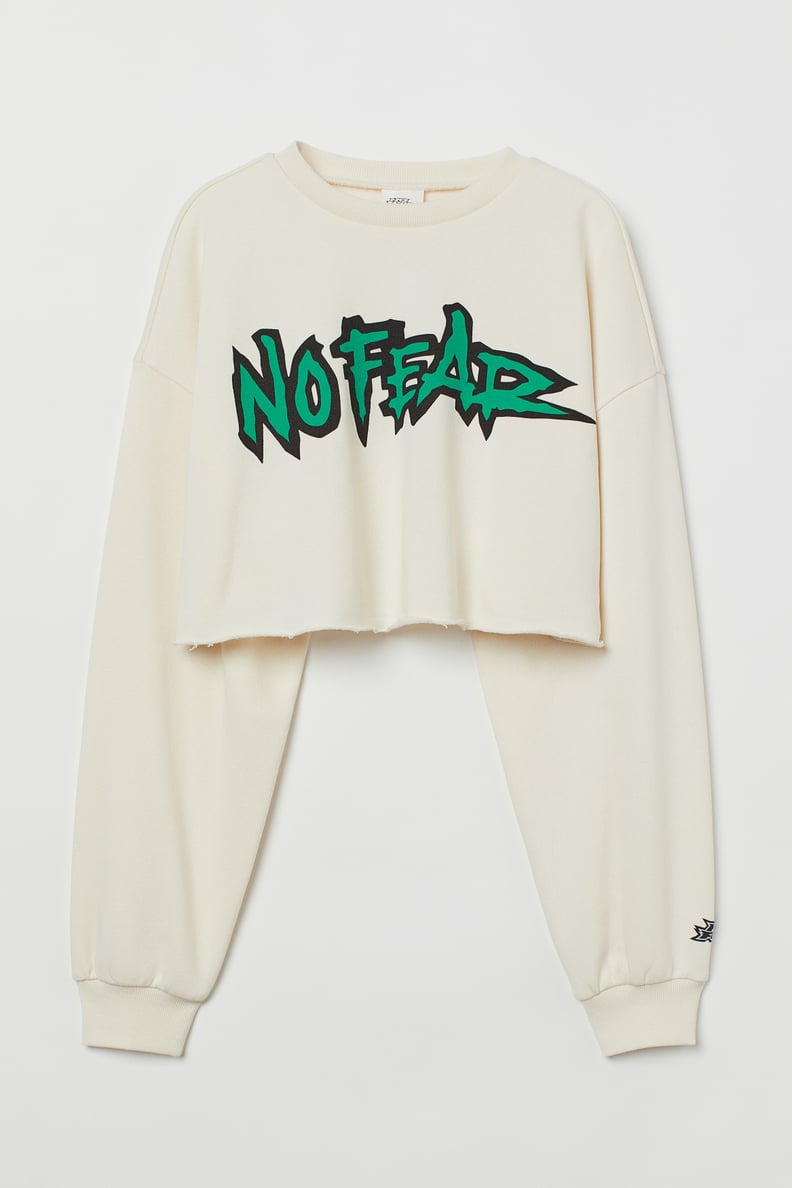 No Fear x H&M Cropped Sweatshirt