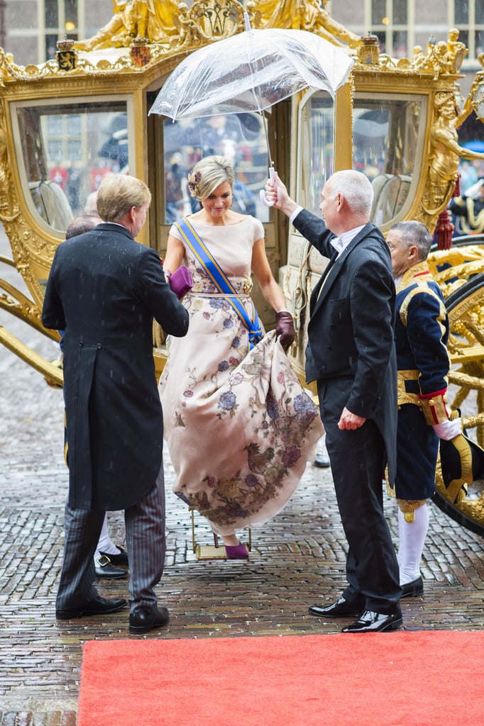 Queen Maxima at Hall of Knights in the Netherlands