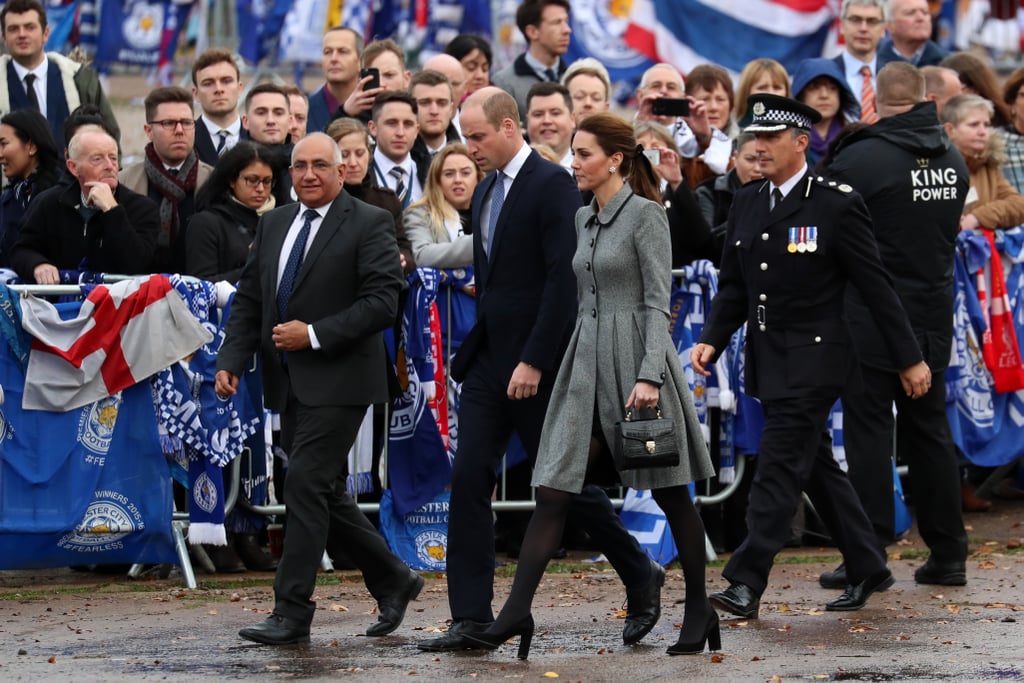 Prince William and Kate Middleton in Leicester November 2019