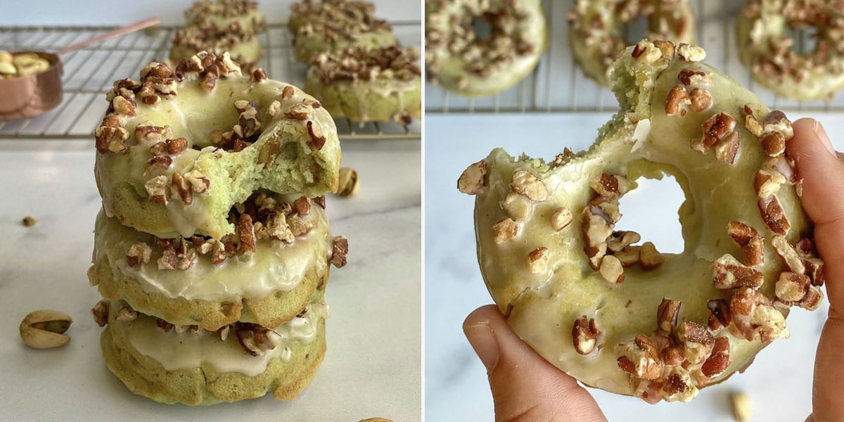 Pistachio Pecan Doughnuts Recipe With Photos | PS Food