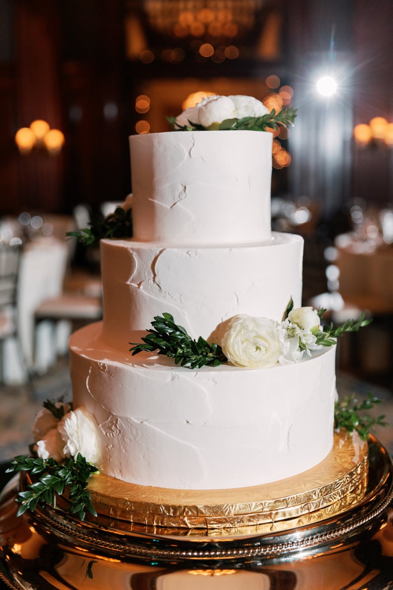 Gold Cake Display