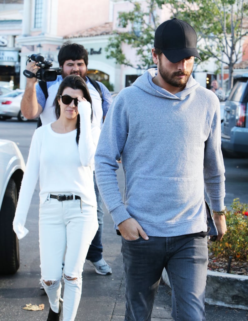 Kourtney Kardashian and Scott Disick Out in LA November 2015