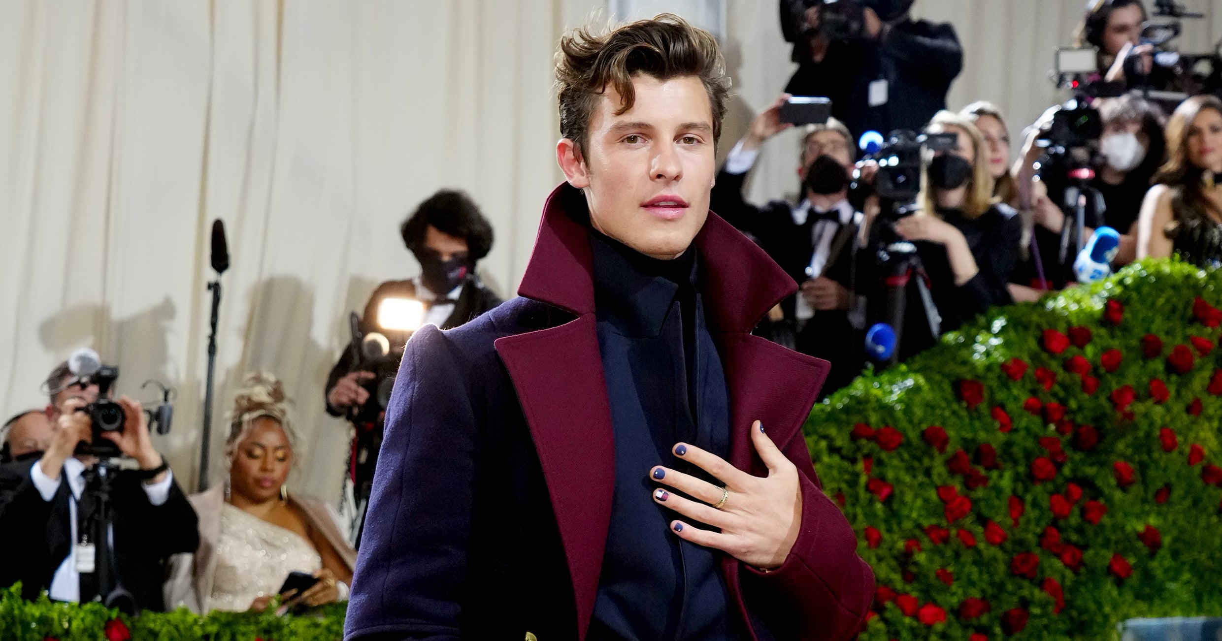 Shawn Mendes's Tommy Hilfiger Nail Art at the 2022 Met Gala POPSUGAR