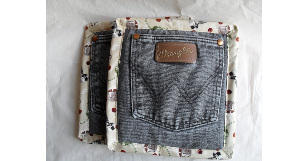 Denim Pot Holders Cool Upcycling Projects Popsugar Middle East