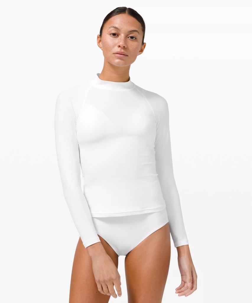 A Rash Guard: Lululemon Waterside UV Protection Long-Sleeve Rash Guard