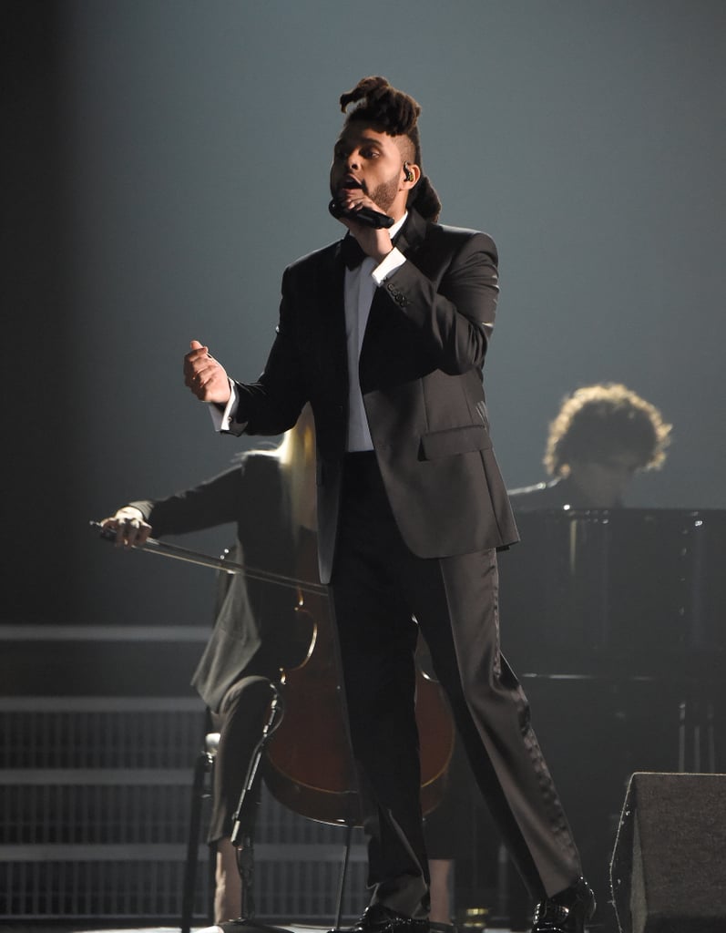 The Weeknd and Bella Hadid at the Grammys 2016
