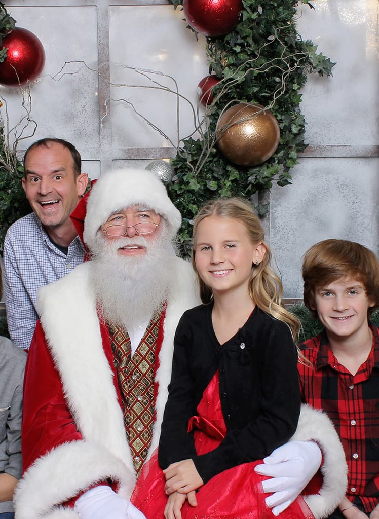Military Dad Surprises Family With Santa Photo
